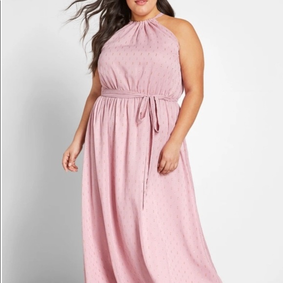 Modcloth | Dresses | Modcloth Nwt Illuminated Elegance Chiffon Maxi ...